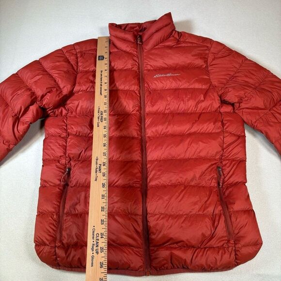 Eddie Bauer Microlight III Down Packable Water Repel Puffer Full Zip Jacket Sz S - Picture 9 of 9